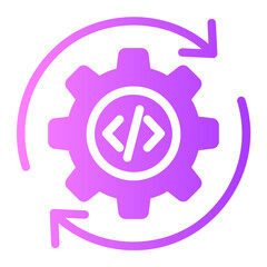 development gradient icon