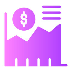 diagram gradient icon