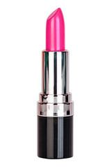 Pink lipstick isolated on white background - obrazy, fototapety, plakaty