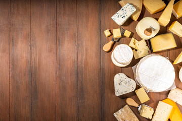 Different sorts of cheese