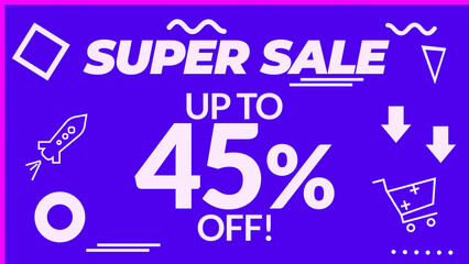 Amazing Black Friday Sale Discount Percentages. Animated Shopping Percentages And Texts