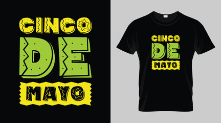 Cinco de mayo festival t-shirt design, mexican festival vector t-shirt design