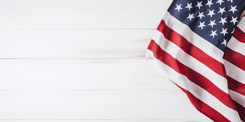 Obraz premium United States Flag , Happy martin Luther king day ,Memorial Day , digital ai art