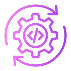 development gradient icon