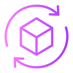 blockchain gradient icon