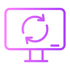 Fototapeta premium trade gradient icon