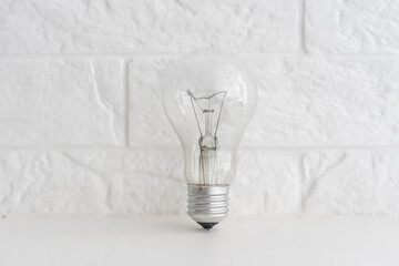 Light bulb, isolated, Realistic photo image