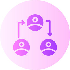 connectivity gradient icon