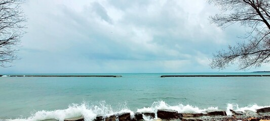 lake Ontario in spring 