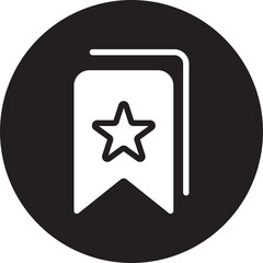 bookmark glyph icon