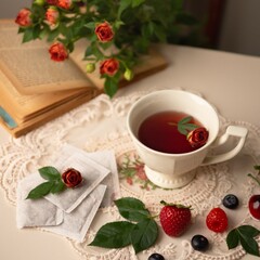 red herbal detox tea