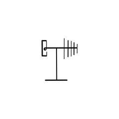 Antenna Line Style Icon Design
