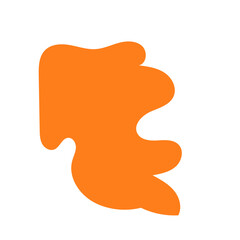 Orange Aesthetic Abstract Shapes 