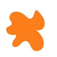 Orange Aesthetic Abstract Shapes 