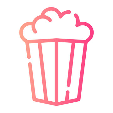 popcorn gradient icon