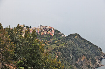 Veduta dalle cinque terre - Corniglia, Liguria	