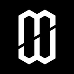 Letter MW WM logo design, MW WM monogram in editable vector format 03