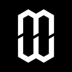 Letter MW WM logo design, MW WM monogram in editable vector format 02