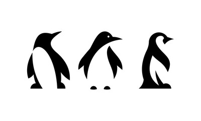 Penguin Logo Design. Penguin Logo Template.