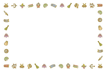 こどもの日のフレーム　カラー