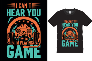 Video games vector illustration typography joysticks gaming controller texts, console vectors, and gamer t-shirt designs. Gamepad poster graphics text quote apparel grunge funny t-shirts template. © MdOmar