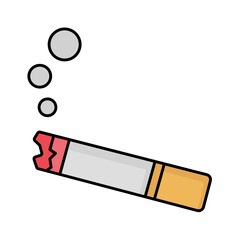 Cigar Vector Icon

