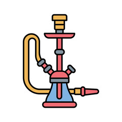 Hookah Vector Icon
