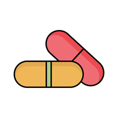 Capsule Vector Icon

