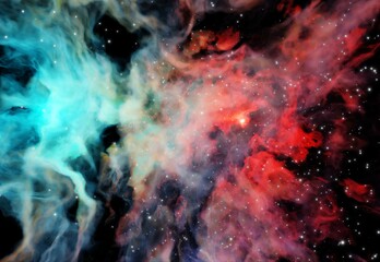 nebula abstract background with space