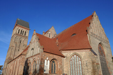 Fototapeta na wymiar Marienkirche in Anklam