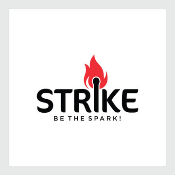 fire match logo.spark logo