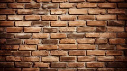 Obraz premium Background of brick wall texture Brick wall background for interior or exterior design. Generative AI