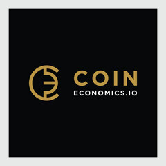 letter CE / initial CE logo design icon vector template