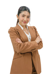 Business people isolated on white background