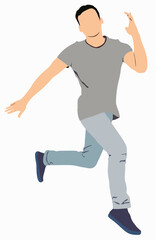 person jumping