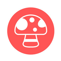 Obraz premium Fungus Vector Icon