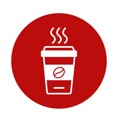 Coffee cup Vector Icon

