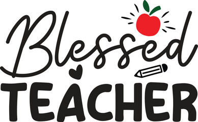 Teacher Svg Design