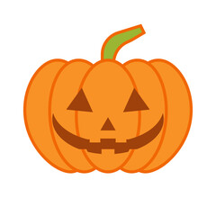 Halloween scary pumpkin icon. Vector.