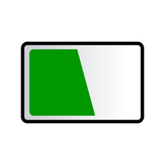 Obraz na płótnie Canvas Modern IC card icon. Electronic payment. Vector.