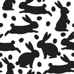 Beautiful Easter Pattern. Hq fully editable vector.