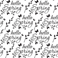 Beautiful Easter Pattern. Hq fully editable vector.