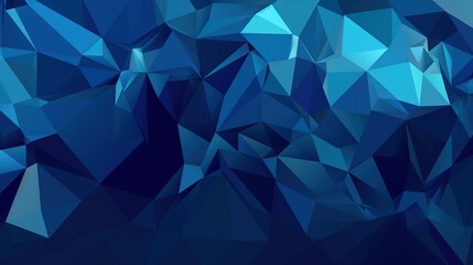 low poly Abstract dark blue color background, Trendy abstract blue background for wallpaper, banner and sports flyer. Modern backdrop for poster. Arrow and speed background
