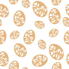 Beautiful Easter Pattern. Hq fully editable vector.