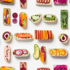 set of food