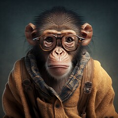 "The Wise Monkey: Adventures of a Spectacled Primate"