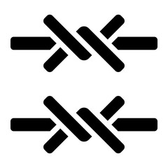 barbed wire icon