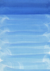 Plakat blue gradient ink with ripple, blue background