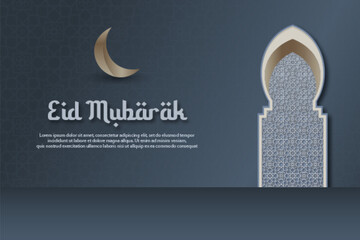 Eid Mubarak Greeting Background