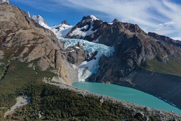 Glaciar Piedras blancas, El Chaltén. Patagonia